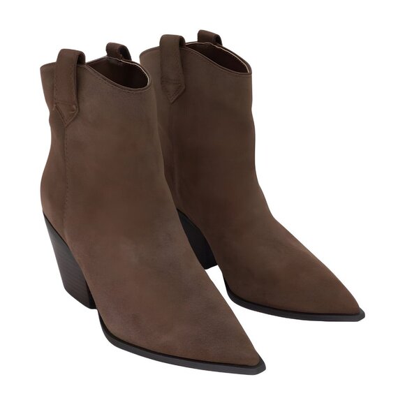 Kenneth Cole Women's Women's Kara Pointed toe ankle boots, Cocoa, Size 9.5 - Picture 1 of 5